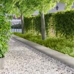 vidaXL Margine pentru gazon 10 pcs 103 x 30 cm Otel Argintiu GartenMobel Dekor (8008512)