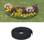 vidaXL Borduri de gradina 25 m 10 cm PE Negru GartenMobel Dekor (42036846)