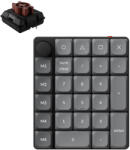 Keychron K0 Max QMK testreszabható vezeték nélküli NumPad RGB Backlight (Hot-Swappable) - Keychron Milk POM Switch - Brown (K0M-H3)