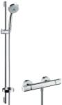Hansgrohe - Set de duș cu termostat, 3 jeturi, bară 90 cm, crom 27085000ROZ1 (27085000ROZ1)