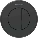 Geberit - 10-es típusú távvezérlésű öblítő, 2-funkciós, könnyen tisztítható, matt fekete színű 116.055. 16.1 (116.055.16.1)