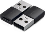 Satechi Aluminum 2x Type-A to Type-C Adapter - Space Black (ST-A2TAUCC)