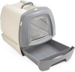 Leopet Litiera pentru Pisici Leopet 80s Mix Usa Pivotanta Gri/Bej (S07130100)