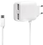 LogiLink USB fali töltő , 2+1 port, 10, 5W, fehér (PA0157W)