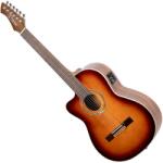 Ortega Guitars RCE238SN-FT-L 4/4 klasszikus gitár, balkezes - Sunburst