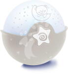 Infantino Lampă de noapte Soothing Light & Proiector Ecru Infantino cu muzică și proiector maro de la 0 luni (INF004909-00)