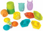 Infantino Set jucării pentru baie Spin Squirt & Sail Bath Fun Playset Infantino 11 piese de la 0 luni (INF315341)