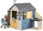Smoby Căsuță stație meteo cu atelier de lucru 4 Seasons Playhouse Smoby cu carillon, anemometru și termometru cu filtru UV, de la 24 luni (SM810311-M) Casuta pentru copii