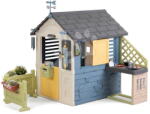 Smoby Căsuță stație meteo cu iluminare 4 Seasons Playhouse Smoby cu carillon cu vânt și pluviometru cu filtru UV de la 24 luni (SM810311-C) Casuta pentru copii