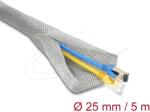 Delock Fonott EMC árnyékoló harisnya önzáró 5 m x 25 mm 20995 DL20995 (DL20995)