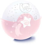 Infantino Lampă de noapte Soothing Light & Projector Pink Infantino cu muzică și proiector, roz, de la 0 luni (INF004908-00)