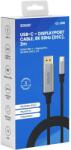 SAVIO USB-C - DisplayPort kábel 8K 60Hz (DSC) 2m CL-208 SAVIO CL-208 (SAVIO CL-208)