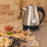 Cecotec Fierbator Cecotec Thermosense 620 Retro Steel, kettle stainless steel/black, 2, 200 watts, 1.7 liters (1458) Fierbator