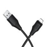 hoco. Cablu Date si Incarcare USB-A - Lightning HOCO X124, 18W, 1m, Negru - evomag