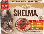 Shelma GF NM NM tasakos macskaeledel, húskeverék aszpikban, 12 × 85 g