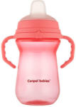 Canpol babies FirstCup itatópohár szilikonos ivócsőrrel 250ml 6h+ - Rózsaszín - pindurka