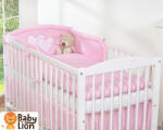 BabyLion 3 részes ágyneműhuzat szett - HH - Rózsaszín - pindurka