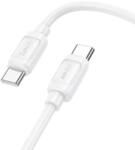 hoco. Cablu Date si Incarcare USB-C - USB-C HOCO X115, 240W, 1m, Alb