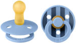 BIBS Studio Pin Colour cumi szett (2 db) - Égkék mix (6-18 hónap) - pindurka