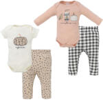 Foxy Baby Pamut Rövid és hosszú ujjú body + nadrág szett (56) - Pumpkin Spice Latte - pindurka