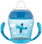 Canpol babies Cseppmentes itatópohár puha ivócsőrrel 230 ml (9h+) - Kék - pindurka