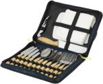 Outwell Morella Picnic Cutlery Set evőeszköz készlet barna/ezüst