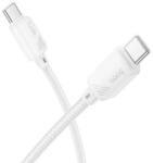 hoco. Cablu Date si Incarcare USB-C - USB-C HOCO X113, 60W, 1m, Alb