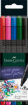 Faber-Castell Liner 0.4mm set 5 buc basic grip faber-castell (FC151604)