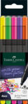 Faber-Castell Liner 0.4mm set 5 buc neon grip faber-castell (FC151603)