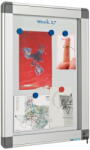 Smit Visual Supplies Avizier interior/exterior Recto, tabla alba magnetica, 10 x A4, 60 x 106 cm, SMIT (13001306)