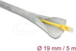 Delock Fonott EMC árnyékoló harisnya önzáró 5 m x 19 mm 20994 DL20994 (DL20994)