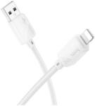 hoco. X113 adatkábel (USB - lightning, 2.4A, gyorstöltő, 100cm) FEHÉR (X113_WHITE)