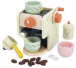 Janod Shiny Grandma Mașină de cafea din lemn cu accesorii 16 buc (J06644) Bucatarie copii