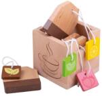 Bigjigs Toys Pliculete de ceai (DDBJ137) Bucatarie copii