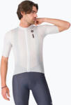 Castelli Мъжка тениска за колоездене Castelli Drittone Logo white/black