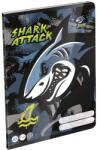 LIZZY Füzet kockás LIZZYSULI A/5 32 lapos 27-32 Shark Attack 7500171007 (7500171007)