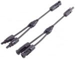 BKL Electronic 2/1 Y dugó 4 mm2 Kábelhossz 0.30 m (2800020) (2800020)