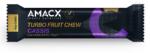 Amacx Turbo Fruit Chew Cassis energia szelet, 50g, 1 db, feketeribizli ízű