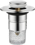 Leziter Lefolyódugó szűrővel rozsdamentes acél 60 mm (LLSZ-60) - everyo