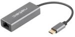 NATEC Usb-> Rj45 Ethernet Adapter Hálózati Kártya Cricket Usb-c 3.1 1x Rj45 1gb Kábel (nnc-1925)