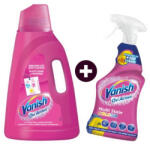 Vanish csomag színes ruhákhoz előkezelő spray-el (500 ml) és folteltávolító folyadékkal (3 l)