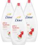 Dove Juicy Hydrate dinnyés krémtusfürdő (3x720 ml)