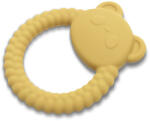Lorelli Panda természetes szilikon rágóka - Yellow (59075)
