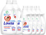 Lovela Baby nagy folyékony mosószer csomag: Lovela Baby mosószer színes ruhákhoz 2x4, 5 liter + Lovela Baby öblítő 4x2 liter