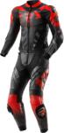 Rebelhorn Costum de motocicletă din piele din două piese Rebelhorn Inferno negru-roșu fluo (PBRH-INFERNO-KOMBI-02)