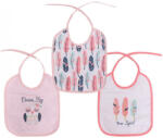Lorelli - Baby Care Lorelli Baby Care 3Darab-os előke, megkötős - Girl (55390)