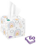 Violeta 3 rétegű zsebkendő, kozmetikai kendő, dobozos (60 db)