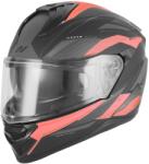 NOX Cască integrală pentru motocicletă NOX N304-S REVO negru mat-roșu (AIM140-2784)