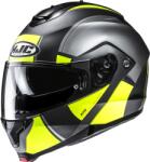 HJC Cască de motocicletă pliabilă HJC C91N Jyn MC3HSF negru-gri-galben fluo (HJC107473)