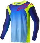 Alpinestars Tricou motocross Alpinestars Racer Hoen galben fluo-albastru-rosu (AIM170-0207)